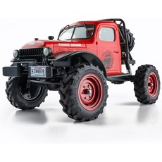 FMS RC 크왈러 1/24 FCX24 파워 왜건 RTR 4WD 2.4GHz 3CH 리모컨 자동차 (빨간색), 1개