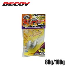 데코이 SV-34H 헤드 헤비 지그헤드 락피쉬 10／0 80g, 1개
