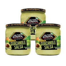 미국발송 온더보더 아보카도 과카몰리 살사 샐러드 소스 15oz(425g) 3개 On The Border Guacamole Salsa