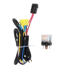 유니버설 12V 자동차 TruckRelay 퓨즈 그릴 마운트 폭발 톤 뿔 오토바이 경적 와이어 배선 하네스 키트 / 24V 혼 케이블 릴레이