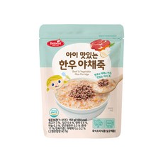 [NEW] 베베스트 아이 맛있는 죽 2종 닭안심살/한우 야채죽, 10개 - 베베스트죽