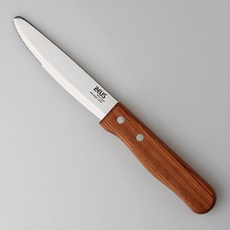 신도 제우스 아웃백 나이프 손잡이 나무 플라스틱 스테이크 고기 빵 업소용 가정용, 혼합색상, 1개