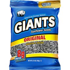 GIANTS 원래 소금 해바라기 씨앗 5.75oz팩 (12팩), 선택, 상세설명참조