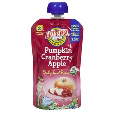 얼스 베스트 3단계 이유식 120g 12개입 펌킨 크랜베리 애플 맛 Earth's Best Organic Stage 3 Pumpkin Cranberry & Apple, 12개