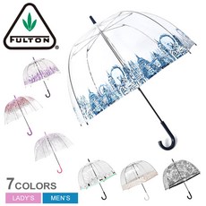 펄튼 우산 버드 케이지 NO.2 BIRDCAGE FULTON L042 남성용 여성용 雨우산 雨 雨具 ビニ우산 비닐 透明 장우산 柄 캐주얼 青