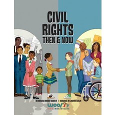 (영문도서) Civil Rights Then and Now Paperback, Dragonfruit, English, 9781642507676