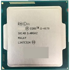 GKVXJLBGCPU PC 컴퓨터 cI54670 I54670 프로세서 쿼드코어 LGA1150 데스크탑 CPU 100 제대로 작동하는 처리 장치 - i54670