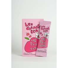 이강베 제로 슈가 복숭아 아이스티 스틱, 10개, 40ml
