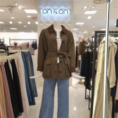 온앤온 NC11 온앤온 코듀로이 배색 야상점퍼 JW1AM529