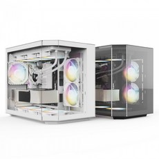데이븐 아쿠아 EDGE 파노라마 PC케이스 (화이트), 1