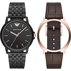 [관세포함가]엠포리오아르마니 남자 시계 남친 기념일 선물 아날로그 쿼츠 워치 Emporio Armani AR80021 Men's Analogue Quartz Watch with S