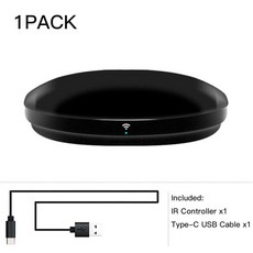 FrankEver 스마트 WiFi 원격 제어 IR 블래스터 컨트롤러 TV DVD AUD AC 범용 리피터 Tuya Amz Alexa Google 홈과 함께 작동, 협력사, 1PC, 1개