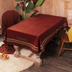  새해 방수 식탁 천 방진 커피 테이블 커버 천, Bloris (두꺼운 방수 테이블 천), 140x230cm 