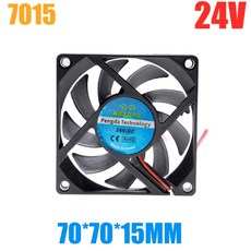 컴퓨터 냉각 팬 7CM 8CM 9CM 7010 7015 8015 8025 9025 90x90x25MM 5V 12V 24V 2 핀 USB 송풍기 팬 터보 브, 701524v, 3.701524V