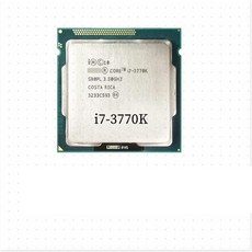 GKVXJLBGCPU cI73770K I7 3770K 3.5GHz 쿼드코어 CPU 프로세서 8M 77W LGA 1155 - i73770k