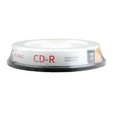 [FOR LG] CD-R 52배속 700MB [케익통/10매] - cdr410s