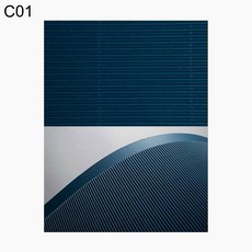 크라프트 색골판지 4절 C01 남색 280g 5매