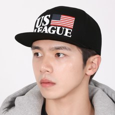 라핑 US LEAGUE 스냅백 남자 여성 스트릿 힙합 모자