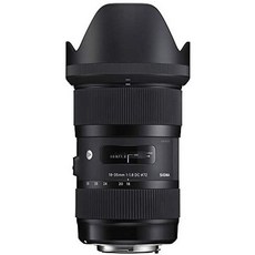 해외1465476 Sigma 210101 18-35mm F1.8 DC HSM 렌즈 for Canon 캐논 APS-C DSLRs (Black) International, One Color_Canon, 상세 설명 참조0