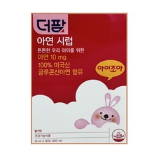 더팜 아연시럽 아이조아 딸기맛 300ml 10ml 30포, 1개