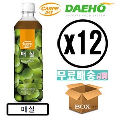 카르페데이 대호 매실 액상 1000ml, 12개
