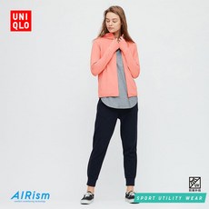 위파인더 유니클로 여성복 에어리즘 자외선 차단 매쉬 집업 후드 가디건 (선캡) 422807
