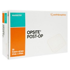 오피사이트 OPSITE POST-OP 9.5cmx8.5cm 20매입 점착성투명창상피복재, 1개, 오피사이트 9.5cmx8.5cm 20매