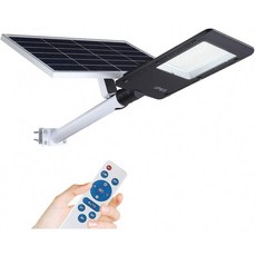 [110볼트] 200W Solar Street Lights LED Solar Flood Lights 야외 황혼에서 새벽까지 리모컨 방수 보안 LED 폴 라이트 for, 단일옵션