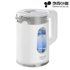 키친아트 코코 유리 전기주전자 1.7L KK-904NZ 보온기능 전기포트 유리 스텐 주전자