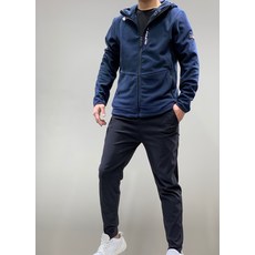 데상트 DESCENTE 2020 가을철 겨울 ELEMENT 심플 고전 로고 자수 후드 폴라폴리스 외투 L0014