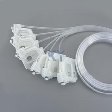 150cm A3 A4 DTF 프린터 잉크 튜브 L805 L1800 R1390 DTG 6 라인 파이프라인 투명 병 색 댐퍼, 한개옵션0, 1개