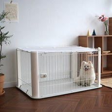 아이리스애견철장하우스 대형 화이트 Iris Pet Cage Large White