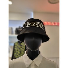 파사디골프 여성 PRFAH907M 레터링 프린트 버킷햇 모자, 화이트