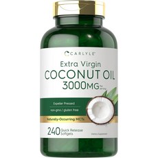 엑스트라 버진 코코넛오일 Coconut Oil 3000mg 240정 칼라일, 1개