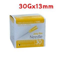 정림 일회용주사바늘 30Gx13mm 100개입 X 3개 주사침, 1