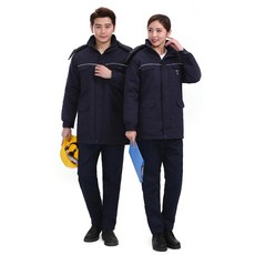 청기모작업복 정비복 방한바지 안전제일잠바 노가다 자동차정비 용접복 겨울작업복 순수한, 185  XXXL, 9007 중형 및 긴 네이비 블루 반사광 포함