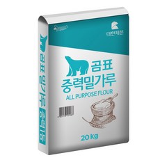 대한제분 곰표 중력1등20kg 곰표중력1등밀가루20kg 다목적, 20kg, 1개