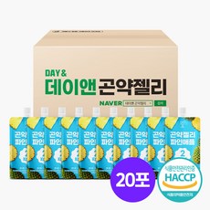 2칼로리 곤약젤리 파인애플 150g, 20개