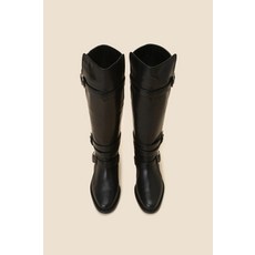 슈콤마보니 Buckle long boots(black) DG3BW24511BLK 블랙