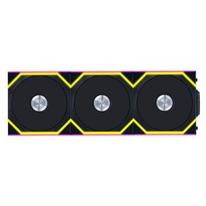 LIAN LI UNl FAN SL Wireless 120 블랙 3팩 컨트롤러 포함, 3개