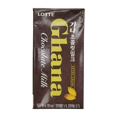 가나초콜릿밀크 190ML파스퇴르, 190ml, 1개