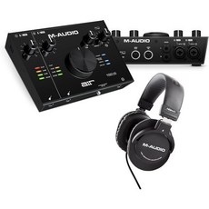 M-Audio AIR 192x4 USB C 오디오 인터페이스녹음 팟캐스팅 스트리밍 스튜디오 품질 사운드 XLR 1개 및 음악 제작 소프트웨어 포함