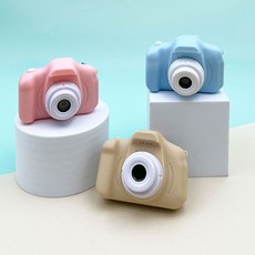 셀카 주몬 어린이 카메라 키즈 디지털 카메라 유아 장난감 카메라, 싱글 키즈카메라, 베이지, 없음