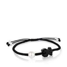 TOUS Tibet Bracelet in Black Onyx with White Chinese Freshwate/413590