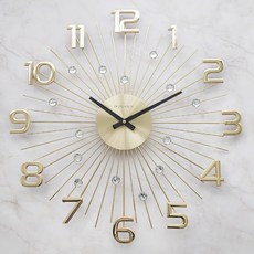 갤럭시 골드 다이얼 인테리어벽시계 49cm 인테리어소품, 갤럭시 다이얼 시계-골드 인테리어 벽시계
