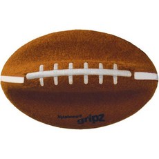 Nylabone 파워 플레이 도그 펠트 풋볼 그립즈 5.5, Brown, Medium, 1개