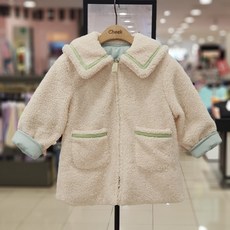 치크 *2021fw* 가벼워서 더 좋은~~여아 양면 롱기장 뽀글이 점퍼