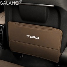 등받이 발차기 방지 패드 보호대 커버 피아트 푼토 500 Abarth Tipo Stilo P o Bravo Pando Ducato Fiorino Freemont LINEA, brown, 브라운, 1개