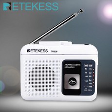 RETEKESS TR606 카세트 레코더 FM/AM 휴대용 라디오 음성 녹음기 내장/외부 마이크 녹음 지원, 1.TR606 - 라디오