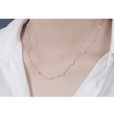 미니골드진주목걸이